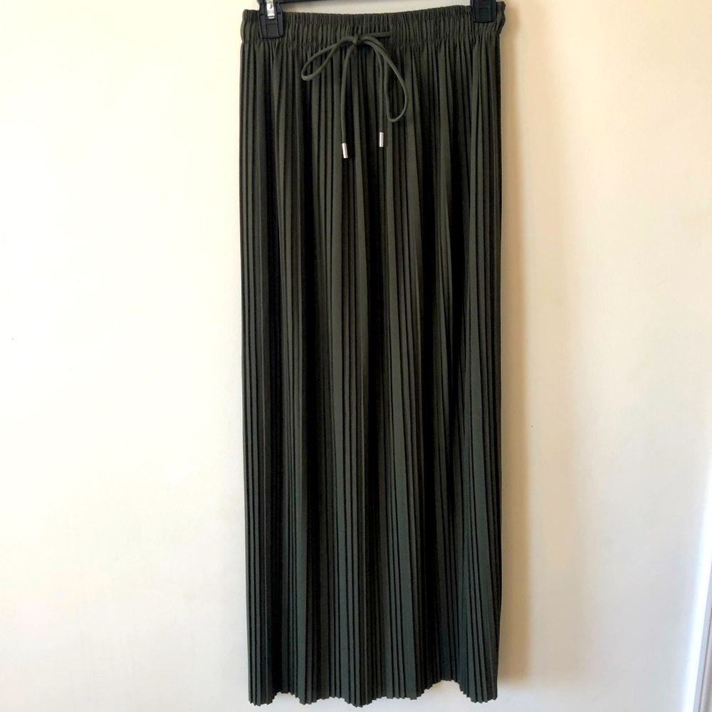Olive Green Maxi Skirt